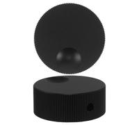 Baluue 2pcs 32x13mm Aluminum Rotary Volume Switch Knobs for Electric Guitar and Bass, Solid Alloy Guitar Potentiometer Knob, Audio Tuning Control Accessories
