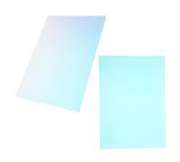 Baluue 2pcs Acrylic Nail Color Display Board with Sleek Japanese Design for Beauty Parlors and Nail Salons Elegant Blue Gel Polish Display Photo Prop for Showcasing Art