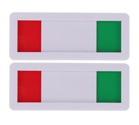 Baluue 2pcs Acrylic Sliding Door Signs with Blank Dual Open Closed Indicators for Conference Privacy Green Red Privacy Slider Door Signs for Office and Meeting Rooms