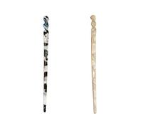 Baluue 2pcs All-match Bun Hair Stick Set for Women, Simple and Chic Hairpin Made of Sturdy Acetic Acid Sheet, Suitable for Daily Updo and Ancient Style Hanfu Accessories Color