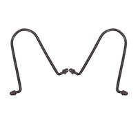 Baluue 2pcs Black Iron Rain Chain Hook with Drainage Design, Easy to Install Multi-use Rain Chain Gutter Adapter Hook for Outdoor and Garden Use