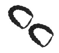 Baluue 2pcs Braided Headbands for Women Adjustable Synthetic Hair Braiding Rope Natural-looking Faux Braid Hair Accessories for Braids