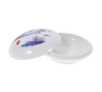 Baluue 2pcs Chinese Style Mini Jars for Lipstick Multi-Purpose Storage Jars Lids for Cosmetics
