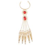 Baluue 2pcs Dance Finger Claw Props with Wrist Strap Hollow Fingernail Covers for Performance Halloween and Carnival Hand Accessories for Women