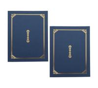 Baluue 2pcs Diploma Cases with Elegant Design and Paper Material, Comfortable to Touch Certificate Covers for Diplomas and Important Documents, for Graduation Season and Versatile Use