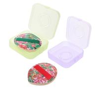 Baluue 2pcs Floral Print Triangle Makeup Powder Sponges Dual Use for Wet Dry Application Soft Skin-friendly Design for Foundation and Concealer for Daily Wear Special Occasions