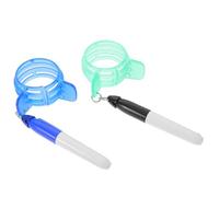 Baluue 2pcs Golf Ball Marking Tool Set with High-precision Marking and Lightweight Abs Material Includes Golf Ball Line Guide and Putting Aim Line Tools and Putting Alignment