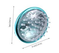 Baluue 2Pcs Hair Scalp Exfoliating Brush with Ergonomic Handle Soft Silicone Bath Shampoo Scrubber for Men and Pets Lightweight Design for Dirt Removal and Rich Lathering