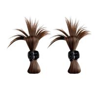 Baluue 2pcs Half-up Hair Clip Bun Hair Clip Claw Synthetic for Ponytail Styling