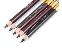 Baluue 2Pcs Lápis Definidor De Sobrancelha Caneta De Sobrancelha Com Pincel Maquiagem De Sobrancelha Lápis Marrom De Longa Duração À Prova Dágua Marrom 5