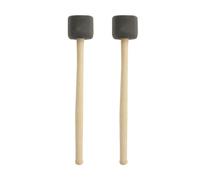Baluue 2pcs Large Foam Drumsticks with Wood Handle for Bass Drum Percussion - Big Drum Hammer Mallets for Marching Band