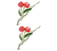 Baluue 2pcs Leaf Design Hair Clip for Women Large Fruit Hair Accessory for Parties Weddings and Everyday Use