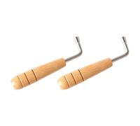 Baluue 2Pcs Lyre Harp Tuning Wrench with Handle Spanner for Precise String Adjustment Professional Tone Tuner Tool for Music-making Accessories