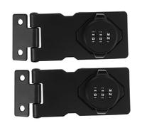 Baluue 2PCS Mechanical Password Cabinet Lock Keyless Combination Latch for Doors and Cupboards Easy Installation Multi-use Security for Kitchen and Cabinet Safety