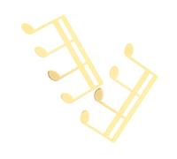 Baluue 2pcs Metal Sheet Music Folder Page Holder Piano Book Clip Music Note Clamp for Keyboard Lyres Outdoor Playing Practice