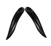 Baluue 2pcs Natural Horn Guasha Massage Pen Portable Deep Tissue Acupressure Scraping Stick for Neck Foot Back Relief and Facial Circulation Enhancement