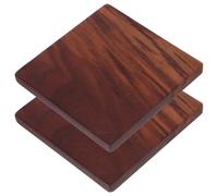 Baluue 2pcs Natural Walnut Wood Planks Thick DIY Craft Boards with Authentic Grain for Furniture Table Tops Window Sill Easy to Cut Wood Panels for Home Projects