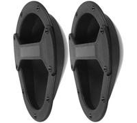 Baluue 2Pcs Recessed Speaker Handles Replacement Side Pulls Heavy Duty Audio Speaker Accessories Black 226X185Mm Suitable for Stage Monitor Parts