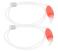 Baluue 2pcs Red Filter Siphon Hose for Homemade Brew Wine Transfer Enzyme Extraction Bottling Tool Fast Flow Manual Syphon Tubing