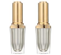 Baluue 2pcs Refillable Acrylic Nail Polish Bottles 10ml with Brush Cap for DIY Creating New Nail Polish Colors Or Textures Suitable and Liquid Storage Random Color