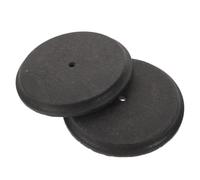 Baluue 2pcs Round Trash Can Stabilizer Weight Plates, Lamp Base Replacement Block, Anti-Tip Bottom Weight Blocks for Outdoor Garbage Bins and DIY Floor Desk Lamps