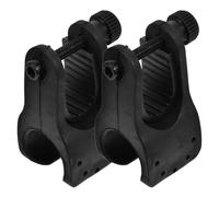 Baluue 2pcs Rubber Crutch Holder for Wheelchair Mobility Scooter Cane Holder Wheelchair Part Crutch Bracket Walking Stick for Table