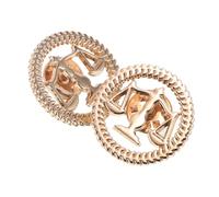 Baluue 2pcs Scale of Justice Brooch Lapel Pins for Law Student Featuring Golden Alloy Material with Refined Design, for Formal Attire and Courtrooms to Enhance Professional Image