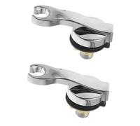Baluue 2pcs Shower Holder Wall Mount for Hair Salons Spray Bracket for Shampoo Beds Sturdy and Support for Hair Washing