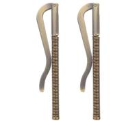 Baluue 2pcs Spring Metal Money Clips Zinc Alloy Sturdy Money Storage Clamps Lightweight and Stylish Office Clip to Prevent Items from Being Lost