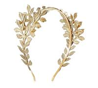 Baluue 2pcs Unique Leaf Bridal Headpiece Roman Goddess Crown Tiara for Bride and Women