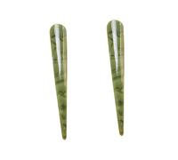Baluue 2pcs Vintage Acetate Duckbill Hair Clip for Women Chic Alligator Hairpin Elegant Headdress Accessory Glossy for Daily Wear Parties School Events