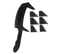 Baluue 2sets Mens Hair Cutting Comb Ergonomic Curved Design for Barbers Smooth Rounded Teeth for Easy Styling for Fade Flat Top Hairstyles for Haircut Use