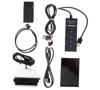 Baluue 3.5-inch Ips USB Computer Case Secondary Screen with Dual USB Ports and Stepless Adjustment, Mini PC Sensor Panel Display for Cpu, Gpu, Hdd Data Monitoring, Easy Installation