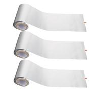 Baluue 3 Rolls Heavy Duty Tin Foil Sheets for Hair Highlighting and Nail Polish Removing Multipurpose Silver Aluminium Foil for Home and Salon Use Thickened for Professional Hair