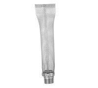 Baluue 304 Stainless Steel Beer Filter Tube 6 Inches Hop Strainer Mesh Screen Threaded Interface Portable and Lightweight for Home Brewing