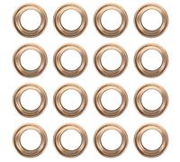 Baluue 30pcs Metal Perfume Bottle Collar for 15mm Bottles, Replacement Cap Parts Preventing Oxidation and Fragrance Evaporation, Suitable for DIY Repair and Everyday Use