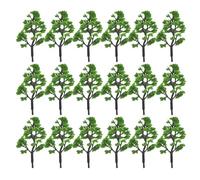 Baluue 30pcs Miniature Model Trees for DIY Landscape Fake Plastic Mini Trees Use Scale Railroad Scenery Accessories Realistic Artificial Plants for Sand Table and Architecture Model