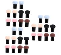 Baluue 30pcs Professional Makeup Sponge Puff Mushroom Type Wet Dry Beauty Tool for Artists Beginners