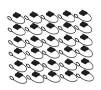 Baluue 30pcs Silicone USB Dust Plug Cover for Charging Port, Black Anti-dust Stopper Cap with Water Protection and Versatile Application, Easy to Use Data Cable Protective Cover