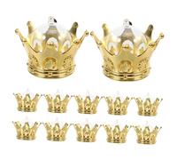 Baluue 36pcs Crown Shaped Candy Favor Boxes for Weddings and Birthdays Gilded Hollowed-Out Chocolate Holders Portable Party Decoration Containers for Stylish Candy Presentation