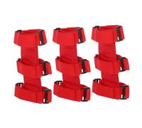 Baluue 3pcs Adjustable Fire Extinguisher Mount Strap Car Fixing Bandage for Secure Vehicle Bracket Rapid Access and Reliable Hold for Trunk and Offroad Use