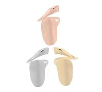 Baluue 3pcs Alloy Fingertip Rings for Women Finger Lengthening Manicure Jewelry Nail Accessories for Party Wedding Cosplay Halloween Fashionable Solid Design
