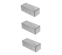 Baluue 3pcs Box Aluminum Project Box for Electronics Stomp Organizer Case for Guitar Pedal Enclosure and DIY Projects