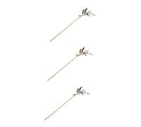 Baluue 3pcs Classical Hanfu Headdress Hairpin Vintage Chinese Hair Accessories for Women Simple Decorative Hair Stick