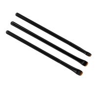 Baluue 3PCS Eyeliner Brush Set with Wooden Handles Flat and Angled Precision Cosmetic Brushes for Face Makeup Soft Elastic Bristles for Professional and Everyday Use Gift for Makeup