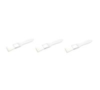 Baluue 3pcs Facial Applicator Brush for Smooth Application Fluffy Bristles for Hard Reach Areas for Skincare and Makeup Comfortable Material for and Treatments White
