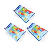 Baluue 3pcs Laminated US Map Posters Educational Wall Art for Bedroom and Classroom Fade-resistant Vibrant Usa Map with States and Major Cities Geography Learning Decor