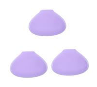 Baluue 3pcs Silicone Makeup Brush Protector Covers Reusable Dustproof Storage Organizer for Travel and Home Use Easy to Clean Flexible Keeping Brushes Ventilated and Clean