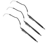 Baluue 3pcs Touch Pen for Tablet Stylus Pen 4mm Fine Tip Plastic Black for Mobile Phone and Tablet Online Education and Sketching