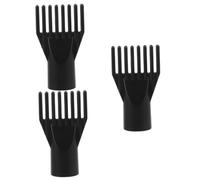 Baluue 3pcs Widen Hair Dryer Comb Nozzle Replacement Hair Dryer Attachment for Pet Drying Reduces Frizz Easy to Use Home Salon